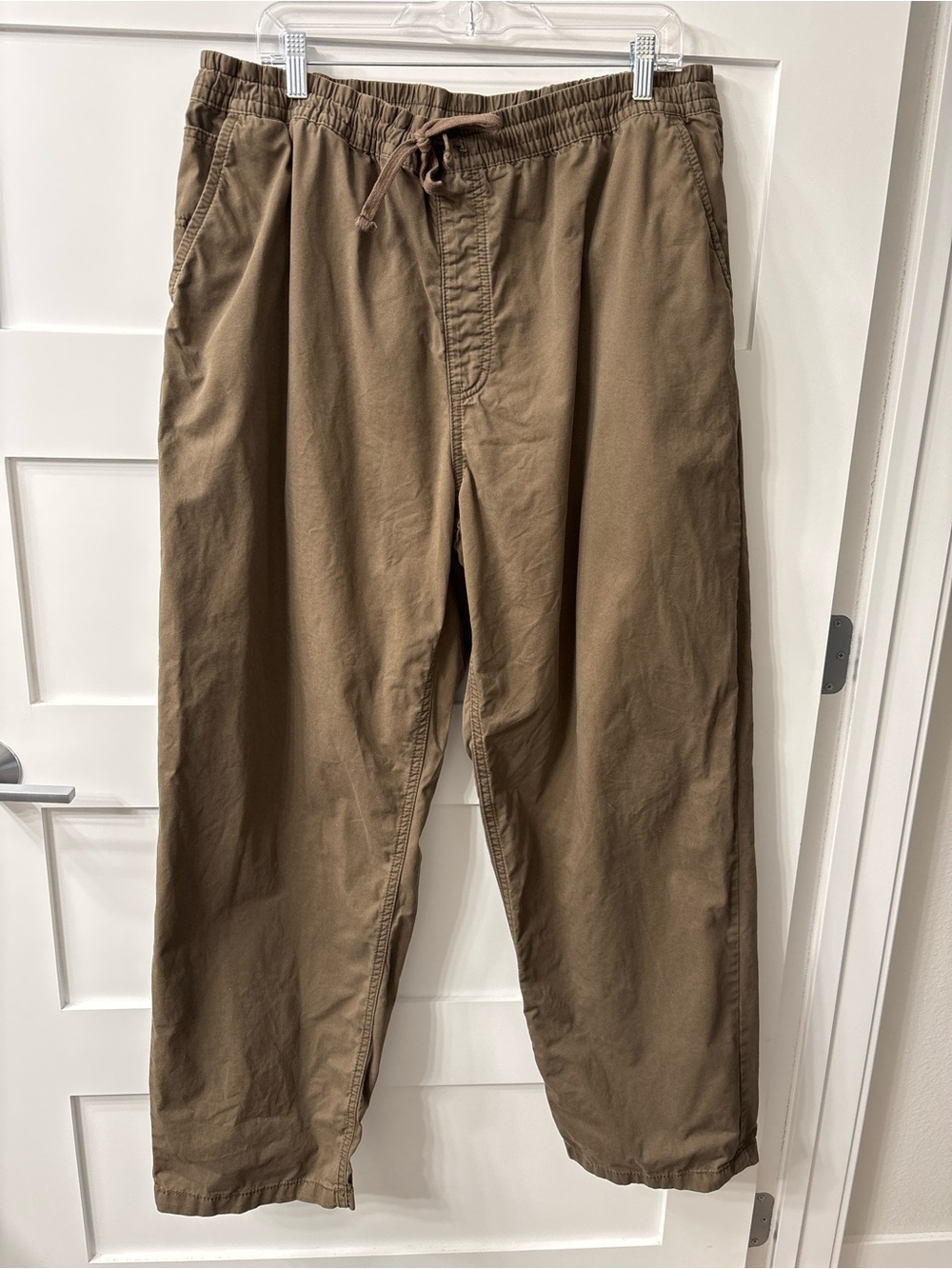 Vans Men's Range Elastic Baggy Tapered Brown Pants
